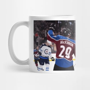 Nathan MacKinnon Jersey Painting Mug